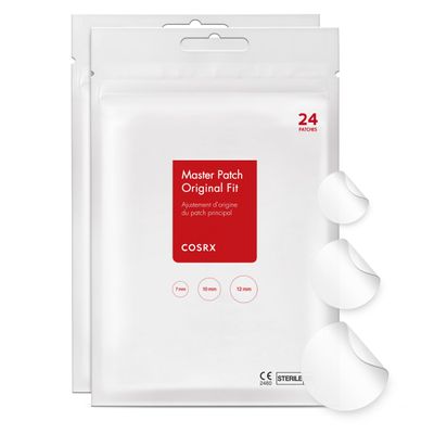 COSRX Acne Pimple Patch Absorbing Hydrocolloid Original 3 Size Patches for Blemishes and Zits Cover, Spot Stickers for Face and Body, Stocking Stuffers, Holiday Gifts, Gifts For Women