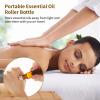 100 PCS 10 ml Amber Roller Bottles for Essential Oils - Empty Brown Glass Bottle, Refillable Roll on, Portable Travel Perfume Leakproof With Stainless Steel Ball view 3