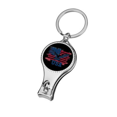 American Flag USA Eagle Nail Clippers Fingernail and Toenail Clipper Cutters Nail Care Tools for Men Women