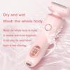 2 in 1 Elegance Portable Electric Shaver for Women - Wet & Dry Use for Armpit, Private Parts, Legs, Arms (Pink) view 4