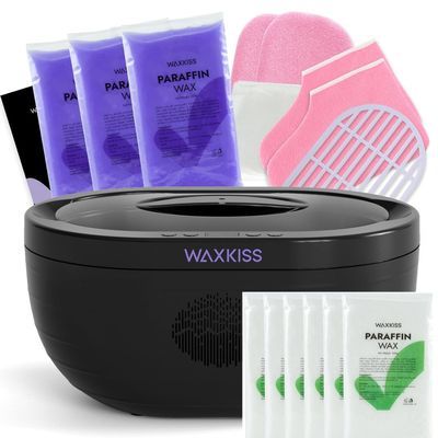 paraffin wax machine kit with an extra box of paraffin wax