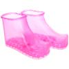 FRCOLOR Foot Soak Shoes for Home Use Pink Bath Massage Slippers Soaking Tub Easy to Soaking Shoes Multiuse Design for Relaxing view 2