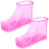 FRCOLOR Foot Soak Shoes for Home Use Pink Bath Massage Slippers Soaking Tub Easy to Soaking Shoes Multiuse Design for Relaxing view 3