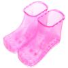 FRCOLOR Foot Soak Shoes for Home Use Pink Bath Massage Slippers Soaking Tub Easy to Soaking Shoes Multiuse Design for Relaxing view 4