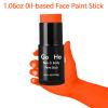 Go Ho Cream-Blendable Hermes Orange Face Paint Stick (1.06 oz),Full-coverage Hermes Orange Body Paint for Adults Children Halloween Cosplay SFX Makeup,Waterproof Eye Black Stick view 2