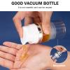 Cosywell Airless Pump Jars 1.7oz/50ml 2 Pack Pump Bottle Dispenser Empty Moisturizer airless Pump Bottles Cosmetic Pump Container Travel Pump Bottles for Toiletries Shampoo Lotion and Cream Clear view 4