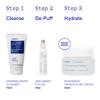 KORRES Greek Yoghurt Hydration Boost Trio Set, 3-Step Skin Care Kit with Foaming Cream Cleanser, Eye Gel & Probiotic Gel Cream, Pre & Probiotics for Balanced Hydration, Clean Beauty, 3 Piece Set view 2
