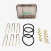 Ballet Bun Kit, Travel Size with Hair Ties, Pins, and Swirly Pins (Blonde) view 2