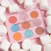 Beauty Bakerie Cosmetics Highly Pigmented Eye Shadow Makeup Palette, Sparkly/Glitter/Shimmer/Metallic/Matte Eyeshadow Look, Vegan, Cruelty-Free, Paraben-Free, 9 Shades, Rainbow Marshmallows view 4