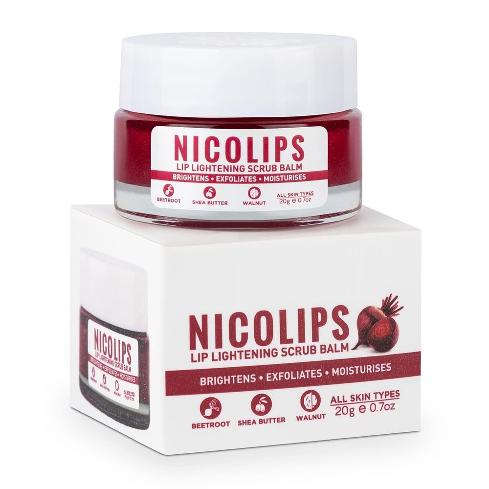 MU Organic NicoLips Lip Scrub for Men and Women 20 g