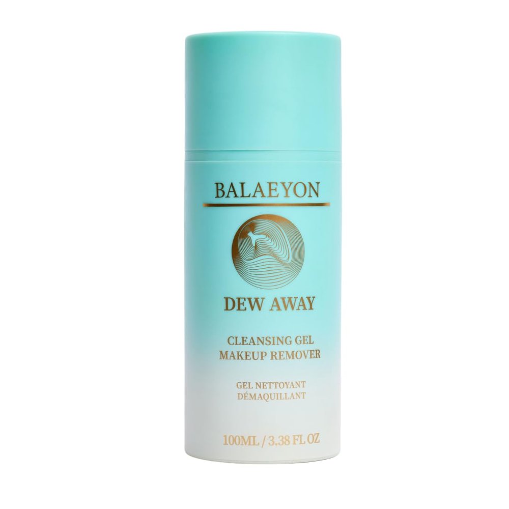 Balaeyon Cleansing Gel Makeup Remover, Removes Waterproof Mascara, 3-In-1 Cleanser, Oil Based, Moisturizing, Great For Sensitive Skin, All Natural, TSA Friendly, 3.38 fl oz