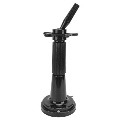 ZJchao Wig Head Stands, Wig Mannequin Head Stand Adjustable Swivel Handle Multifunctional Cosmetology Manikin Stand Black for Hair Salons