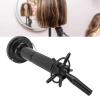 ZJchao Wig Head Stands, Wig Mannequin Head Stand Adjustable Swivel Handle Multifunctional Cosmetology Manikin Stand Black for Hair Salons view 4