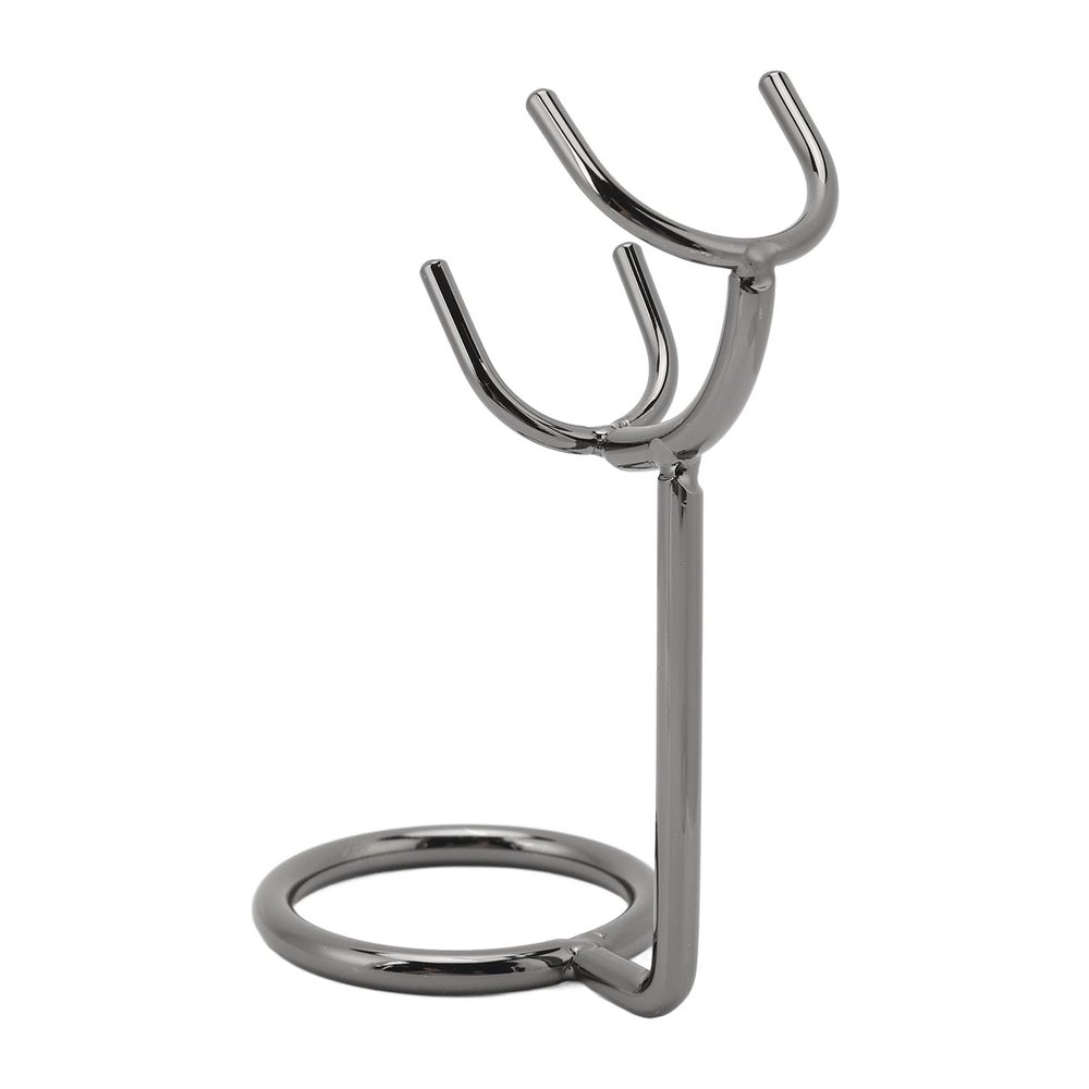 Brrnoo Stainless Steel Shaving Brush Holder Stand with Universal Fit, Air Drying Design, Compact Size, Suitable For Most Brush and Beard Trimmer