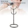 Brrnoo Stainless Steel Shaving Brush Holder Stand with Universal Fit, Air Drying Design, Compact Size, Suitable For Most Brush and Beard Trimmer view 2
