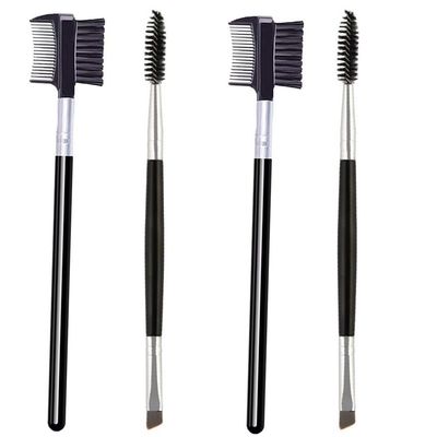 4 Pcs Eyebrow Brush Eyelash Comb Spoolie Brushes Eyelash Brush Brow Brush