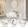 Wall Mount Styling Station for Hair Stylist,Beauty Barber Spa Equipment,Salon Cabinet Station With Drawers, Bathroom Dresser, Makeup Storage Organizer Hair Styling Beauty Spa 41"L x 14.76"W x 8.9"H view 4