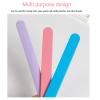 Brrnoo 5pcs Silicone Wax Spatulas for Hair Removal, Reusable Non Stick Stir Sticks for Mixing Resin Paint Mask Crafts with Silicone Spatula for Waxing (Roseate) view 2