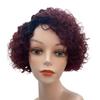 Glueless Curly Wigs Short Cut Human Hair For Women Natural Remy Hair Human Wigs 2 6inch#150%#1Pcs/Lot view 2