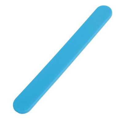 Brrnoo 5pcs Silicone Wax Spatulas for Hair Removal, Reusable Non Stick Stir Sticks for Mixing Resin Paint Mask Crafts with Silicone Spatula for Waxing (Blue)