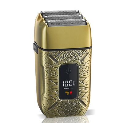 Beard Trimmer for Men, IPX6 Electric for Men 3 Blade net Hair Clippers for Men Wet and Dry Shaving with Cleaning Brush for Portable Mens Travel Facial Hair Groomer