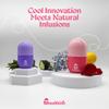 Beautisicle Ice Roller for Face - Pack of 2 Silicone Ice Face Roller and Eye Roller - Premium Face Roller for Wrinkles and Lifting, Puffy Face Reducer - Refreshing Frozen Gua Sha Facial Roller Set view 2