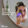 Beautisicle Ice Roller for Face - Pack of 2 Silicone Ice Face Roller and Eye Roller - Premium Face Roller for Wrinkles and Lifting, Puffy Face Reducer - Refreshing Frozen Gua Sha Facial Roller Set view 4
