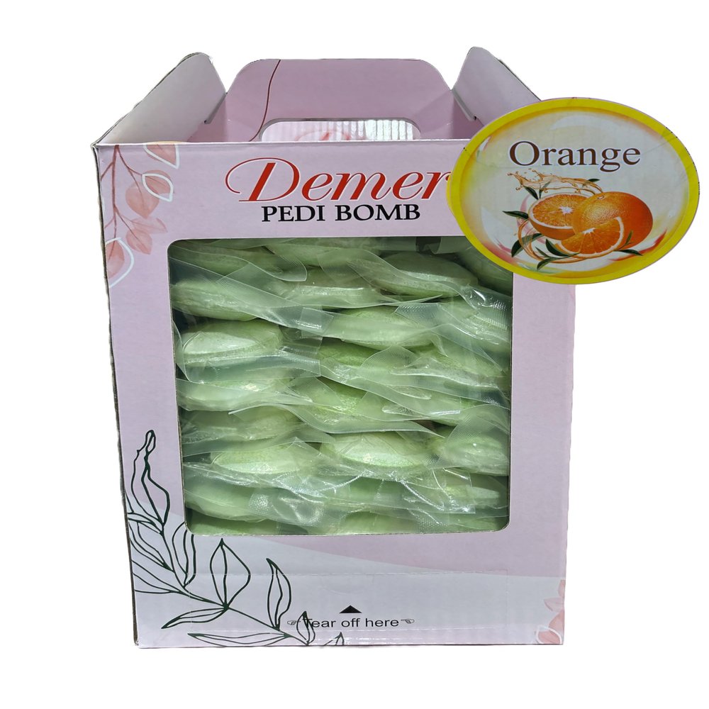 Demer Bomb Spa - Step 1 Pedi bom Pack of 20pcs (Orange)