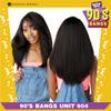 Sensationnel Butta Lace 90Sbangs Wigs - Unit 904 Glueless Wide Deep Part Synthetic Preplucked Hairline (BALAYAGEMOCHA) view 3