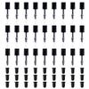 ASUNFO 27 Pcs Empty Mascara Tube and Wand 3ml Empty Mascara Bottles with Brush Rubber Inserts Small Sample Size Eyelash Growth packing Tube Container for Travel Black view 1