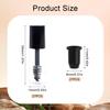 ASUNFO 27 Pcs Empty Mascara Tube and Wand 3ml Empty Mascara Bottles with Brush Rubber Inserts Small Sample Size Eyelash Growth packing Tube Container for Travel Black view 2