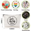 4 Pcs Girls Trip Gifts Favors, Girls Weekend Gifts Makeup Bag, Bestie Weekend Bag Toiletry Bag with Liner, Vacation Cosmetic Bag, Friendship Gift for Women Friend Daughter, Graduation Gift view 2