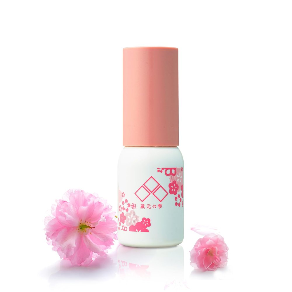 Cherry blossom hand serum for Dry Japanese Sakura Rice Vitamin C Hydrating Softening KURAMOTO-NO-SHIZUKU (0.67 floz)