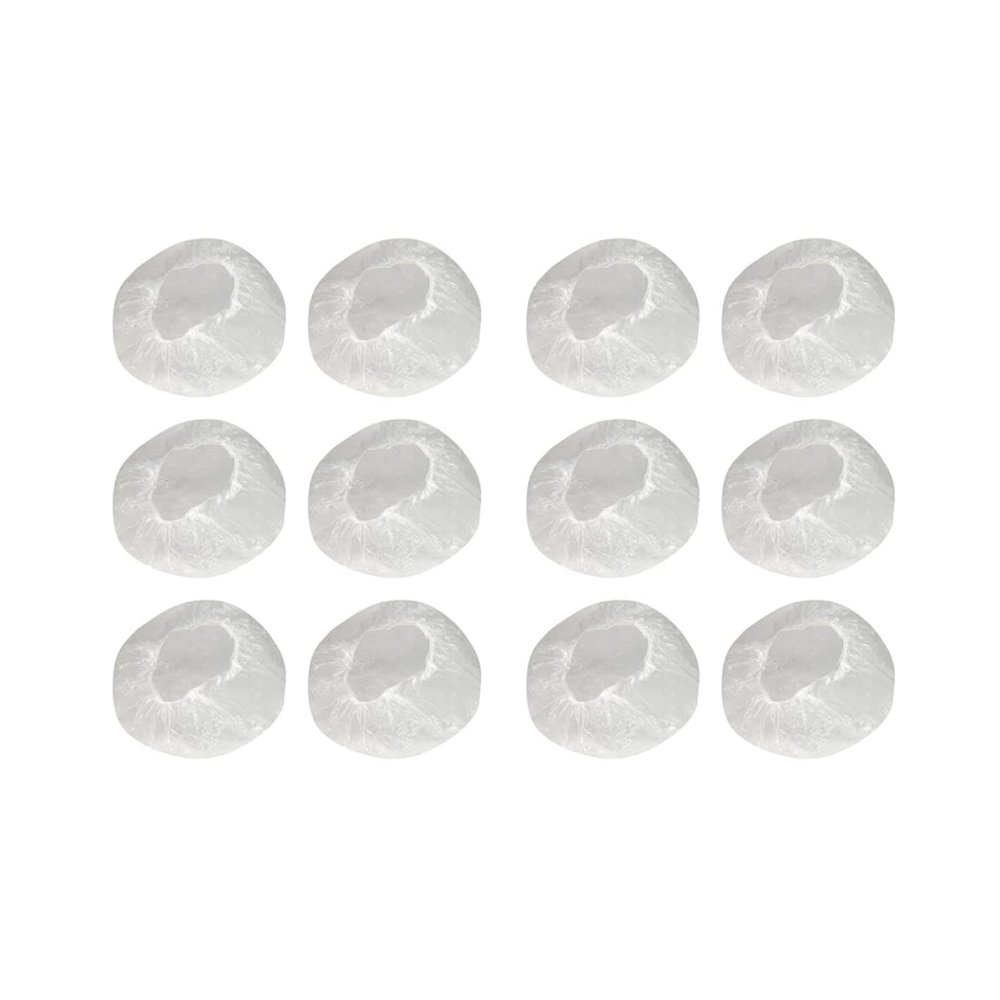 30Pcs Disposable Clear Shower Cap Women Men Plastic Hat Bath Caps for Spa Hair Salon Clear Hotel Shower Bathing Caps, Hair Salon clear hat