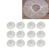 30Pcs Disposable Clear Shower Cap Women Men Plastic Hat Bath Caps for Spa Hair Salon Clear Hotel Shower Bathing Caps, Hair Salon clear hat view 3