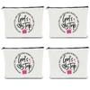 4 PCS Girls Weekend Gifts for Women, Friendship Makeup Bag, Bestie Favors for Trip, Sister Bachelorette Party Vacation Christmas view 1