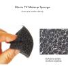 2 Stipple Sponge, 2pcs Spec Scar Beard Freckle Stubble Plastic Sponge Halloween Blood Wound Cosplay Art Texture Special Effects Makeup Tool Suitable for Halloween Parties(Black) view 2