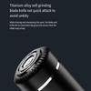 BJFSEAFN Electric Shaver for Men, Electric Mini Shaver, Portable Electric Razor Rechargeable, Wet and Dry, Travel Home use(Black) view 3