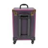 ATOLOMOTOR Professional Rolling Cosmetic Trolley,Bronze Purple Makeup Suitcase with Wheels&Drawer Handle,Aluminum Frame Makeup Train Organizer for Salon Barber Travel Case view 4