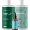 BOOST Biotin Hair Serum plus Rosemary Biotin Shampoo and Conditioner Set - Hair Thickening Serum with Castor and Rosemary plus Volumizing Shampoo for Men and Women Bundle view 1