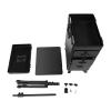 CRYBY Rolling Makeup Case, Makeup Train Case Large Storage Travel Makeup Trolley Makeup Travel Organizer with 3 Side Drawers & Wheels, Cosmetic Case Salon Barber Case Traveling Cart, Load 44.09lbs view 3