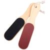 2 Pcs Pumice Stone Foot File,Double Sided Pedicure Foot Scrubber Professional Feet Rasp File Brush Tools,Best Foot Care Pedicure Surface Tool to Remove Hard Skin,Wood Foot File for Wet and Dry Feet view 1