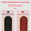 2 Pcs Pumice Stone Foot File,Double Sided Pedicure Foot Scrubber Professional Feet Rasp File Brush Tools,Best Foot Care Pedicure Surface Tool to Remove Hard Skin,Wood Foot File for Wet and Dry Feet view 4