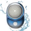 Pocket Size Shaver, Portable Precision Shaver, Compact Travel, Lightweight Travel, Pocket Size Portable Shaver, Travel Sized Electric Shaver, Head Shaver for Dad and Boyfriend(Blue) view 4