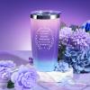 Birthday Gifts for Women, Valentines Day Gifts for Her, Wife, Girlfriend, Coworker, Grandma, Bestie, Romantic Purple Self Care Spa Relaxation Baskets Gift Set Idea for Her Anniversary view 2
