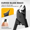 BEZOX Thick Toe Nail Clippers - Comfortable Rebound Thick Spring Toenails Clipper for Thick Nails for Seniors, Precision Fingernail Clippers for Men and Women - Black view 4