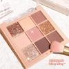9-Color Rose Gold Eyeshadow Palette - Creamy Matte & Shimmer, Waterproof Nude Tones for All Skin Tones, Vegan Makeup Gift Set view 2