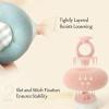 2024 New 2-in-1 Sunflower Bath Ball, Upgrade Super Soft Sunflower Suction Cup Bath Ball, Exfoliating Bath Sponge Cleaning Brush with Suction Cup Shower Sponges for Women Men (Pink - 2 Pcs) view 4