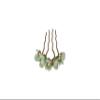 2pcs Jade Flower Hair Pin Decorative Hair Clips Tassel Pearl Barrettes Chinese Hair Stick Jade Hairpin Retro Pin Hair Styling Accessories for Women Girls view 4