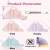 Makeup Mixing Palette Wrist Strap Assistance Tools,Salon Multifunctional Makeup Wrist Strap Set, Silicone Makeup Mixing Palette Wrist Strap, Hand Wrist Makeup Palette (Pink) view 2